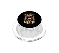 on Ne Naît Pas Papy on Le Mérite Grand Père PopSockets PopGrip pour MagSafe