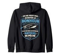 on Ne Peut Pas Acheter Le Bonheur Pêche Humour Sweat à Capuche
