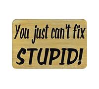 on Ne Peut Pas Réparer Un Pays Rustique Primitif, Stupide Et Humoristique. Paillasson D'Entree Antidérapant Paillasson Intérieur Durable Tapis De Douche pour Chambre Cuisine Baignoire 40X60Cm