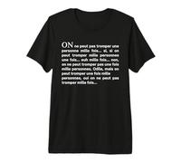on ne Peut Pas Tromper Mille Fois La cité de la Peur T-Shirt Haut de Gamme