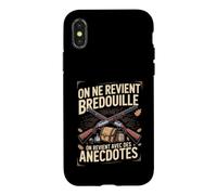 on Ne Revient Bredouille avec des Anecdotes Coque pour iPhone X/XS
