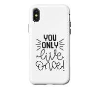 on ne VIT qu'une Fois : Une Aventure motivante et inspirante Coque pour iPhone X/XS
