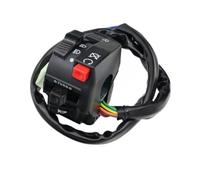 on-Off Guidon Moto Ensemble De Commutateur De Guidon De Moto, Clignotant Gauche, Klaxon, Starter, Interrupteur De Démarrage pour 7/8 "22mm, Interrupteur De Guidon ATV/Quad