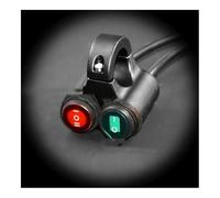 on-Off Guidon Moto Moto 12V 7/8 "22mm Guidon Double Bouton De Commande Interrupteur Phare Danger Frein Antibrouillard Interrupteurs Marche/arrêt