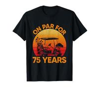On Par For 75 Years Golf 75e Anniversaire Vintage 75 Ans T-Shirt