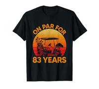 On Par For 83 Years Golf 83e Anniversaire Vintage 83 Ans T-Shirt