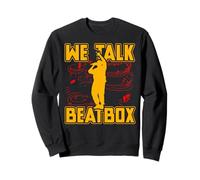on Parle de Beatbox, de Musique, de Rap à l'ancienne, de Microphone, de Beatboxer. Sweatshirt