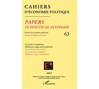 On perfect competition : definitions, usages and foundations De la concurrence parfaite : définitions, usages et fondements - Collectif - L'harmattan - broché - Revue