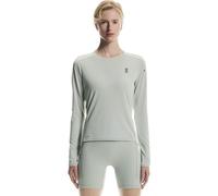 On - Women's Performance Long-T - T-shirt de running - M - tin / iceberg