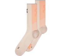 On Performance Run Half Haute Chaussettes 47-49 Gris/Orange
