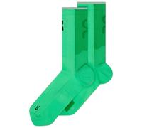 On Performance Run Sock High Chaussettes L Vert