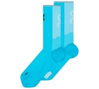 On - Performance Run Sock High - Chaussettes de running - Unisex L - EU: 47-49 - horizon / white