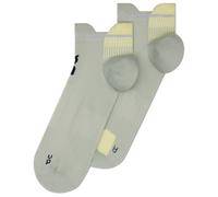 On - Performance Run Sock Low - Chaussettes de running - EU 40-43 - EU: 43-46 - tin / lemonade
