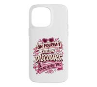 on Pourrait Faire Un Discours on Ne Devrait Pas Coque pour iPhone 14 Pro Max