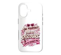 on Pourrait Faire Un Discours on Ne Devrait Pas Coque pour iPhone 17