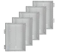 On-Q Legrand 20-Inch Media Enclosure, Plastic Media Cabinet for Media Box, Enclosure Only, White, 5 Pack, ENP20805-NA