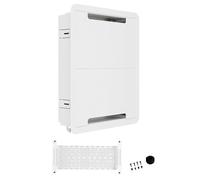 on-Q Legrand ENP1705NAV1 Boîtier multimédia Mural de 43,2 cm, Gestion des câbles, organisez Les appareils système, Panneau réseau Domestique, Double Usage, boîtier Mural, pour Le Stockage des