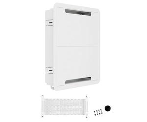 on-Q Legrand ENP1705NAV1 Boîtier multimédia Mural de 43,2 cm, Gestion des câbles, organisez Les appareils système, Panneau réseau Domestique, Double Usage, boîtier Mural, pour Le Stockage des