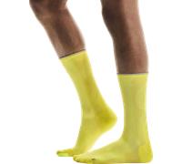 On Running Elite Run Sock High Chaussettes M Jaune