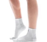 Performance Run Sock Mid White White | Glacier 35 - 38.5