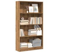 (ON SALE)Armoire de Rangement,MEUBLE ETAGERE - Bibliothèque - chêne artisanal - 80x24x143 cm ,Bois d'ingénierie EU784015