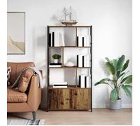 (ON SALE)Armoire de Rangement,MEUBLE ETAGERE - Étagère - Bois ancien - 80x30x155.5 cm ,Bois d'ingénierie EU988475
