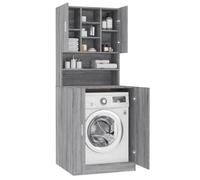 (ON SALE)Armoire haut de salle de bain,Meuble pour machine à laver Sonoma gris Bois d'ingénierie 31415