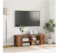 (ON SALE)Armoire TV murale - Design mur - Commode Haut/Meuble HIFI - Bois ancien 102x35x35 cm ,Bois d'ingénierie EU603574