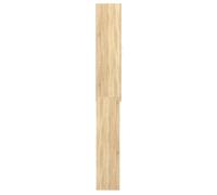 (ON SALE)Meuble haut de salle de bain,Meuble WC pour machine à laver Chêne sonoma 64x25,5x190 cm 16126