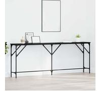 (ON SALE)Meuble Salon/Meuble d'Entrée - Table console - Chêne noir - 200x29x75 cm EU968924