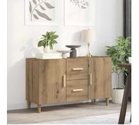 (ON SALE)Meuble Salon/Rangement Cuisine - Buffet - chêne artisanal - 100x36x60 cm ,Bois d'ingénierie EU901665