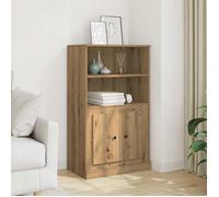 (ON SALE)Meuble Salon/Rangement Cuisine - Buffet haut - chêne artisanal - 60x35,5x103,5 cm ,Bois d'ingénierie EU504723