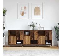 (ON SALE)Meuble Salon/Rangement Cuisine - Buffets 3 pcs - Bois ancien - 180x35x70 cm ,Bois d'ingénierie EU971249