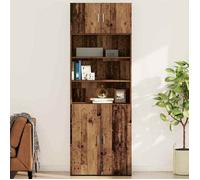 (ON SALE)Meuble Salon/Rangement Cuisine - Meuble mural - Bois ancien - 80x42.5x40 cm ,Bois d'ingénierie EU252733