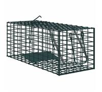 (ON SALE)Piège à animaux - Piège de Capture Vert 31x13x12cm Acier @FR3781209