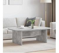 (ON SALE)Table basse - Pour Bureau/salon - Petite Table d'appoint - Gris béton 93 x 53 x 33 cm Bois d'ingénierie @FR(83184)