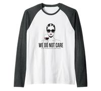 on s'en fout de Club Woman Wine Sarcastic Attitude Manche Raglan