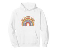 on s'en fout de la ménopause Rainbow Retro WDNC Sweat à Capuche
