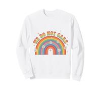 on s'en fout de la ménopause Rainbow Retro WDNC Sweatshirt