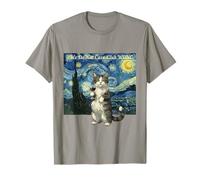 on s'en fout du Club Van Gogh Funny Cat WDNC T-Shirt