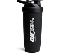 ON Shaker à Protéines en Acier Inoxydable de Qualité Alimentaire Durable, Bouteille sans BPA avec Bouchon à Rabat Antifuite, Shaker Intelligent Facile à Transporter pour Shakes Protéinés, 900 ml