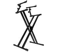 On-Stage Support de clavier double à 2 niveaux