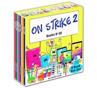 On Strike Coffret 2, livres 9-16 : livres sur grève, tablettes en grève, peintures en grève, pâte à modeler en grève, marqueurs en grève, surligneurs en grève, taille-crayons en grève, bureaux on