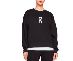 On - Sweat décontracté - Club Crew W Black pour Femme - Taille M - Noir Noir M