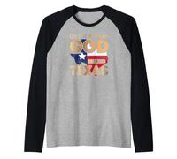 on The 8th Day God Created Texas Manche Raglan