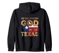 on The 8th Day God Created Texas Sweat à Capuche