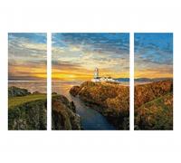 Schipper Kit peinture par numéros Côtes d'Irlande – triptyque 50×80 cm, acryliques & pinceaux