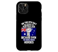 on The Eighth Day God Created The Australian Pride Heroes Coque pour iPhone 11 Pro