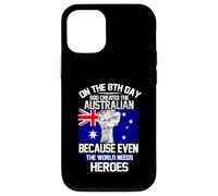 on The Eighth Day God Created The Australian Pride Heroes Coque pour iPhone 12/12 Pro