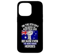 on The Eighth Day God Created The Australian Pride Heroes Coque pour iPhone 14 Pro Max